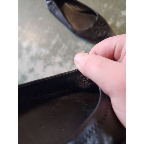 Tory Burch Minnie Leather Ballet Flats sz 6 - Picture 4 of 5